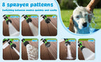 8 in 1 High Pressure Foam Pet Shower Gun Adjustable Hose Nozzle