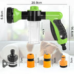 8 in 1 High Pressure Foam Pet Shower Gun Adjustable Hose Nozzle