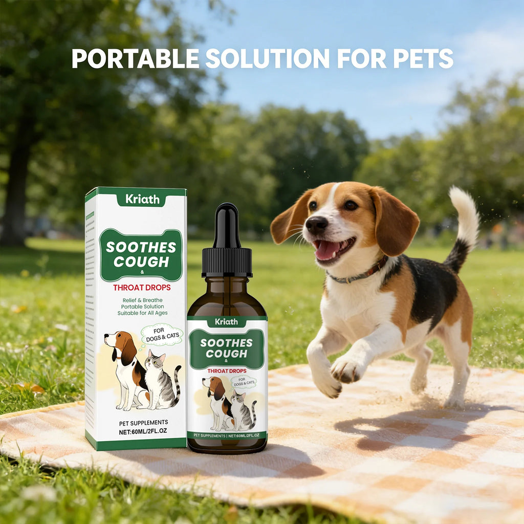 Herbal Throat-Moistening Liquid for Dogs