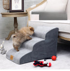 Dogs Stairs Bed Steps Protect Hip Bone Small Dog Anti-Slip Ladder