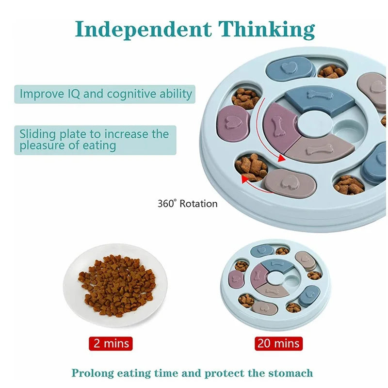 Dog Food Hiding Bowl, Slow Food Training, Dog Educational Toy to