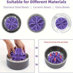 Soft Silicone Slow Feeder PUzzle Dog Bowl Insert-Stimulates Mind &