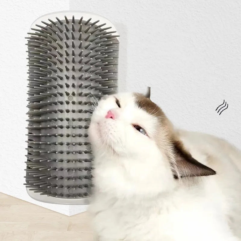 Massage Pet Cat Brush Corner Scrape Hair Removal Beauty Clean