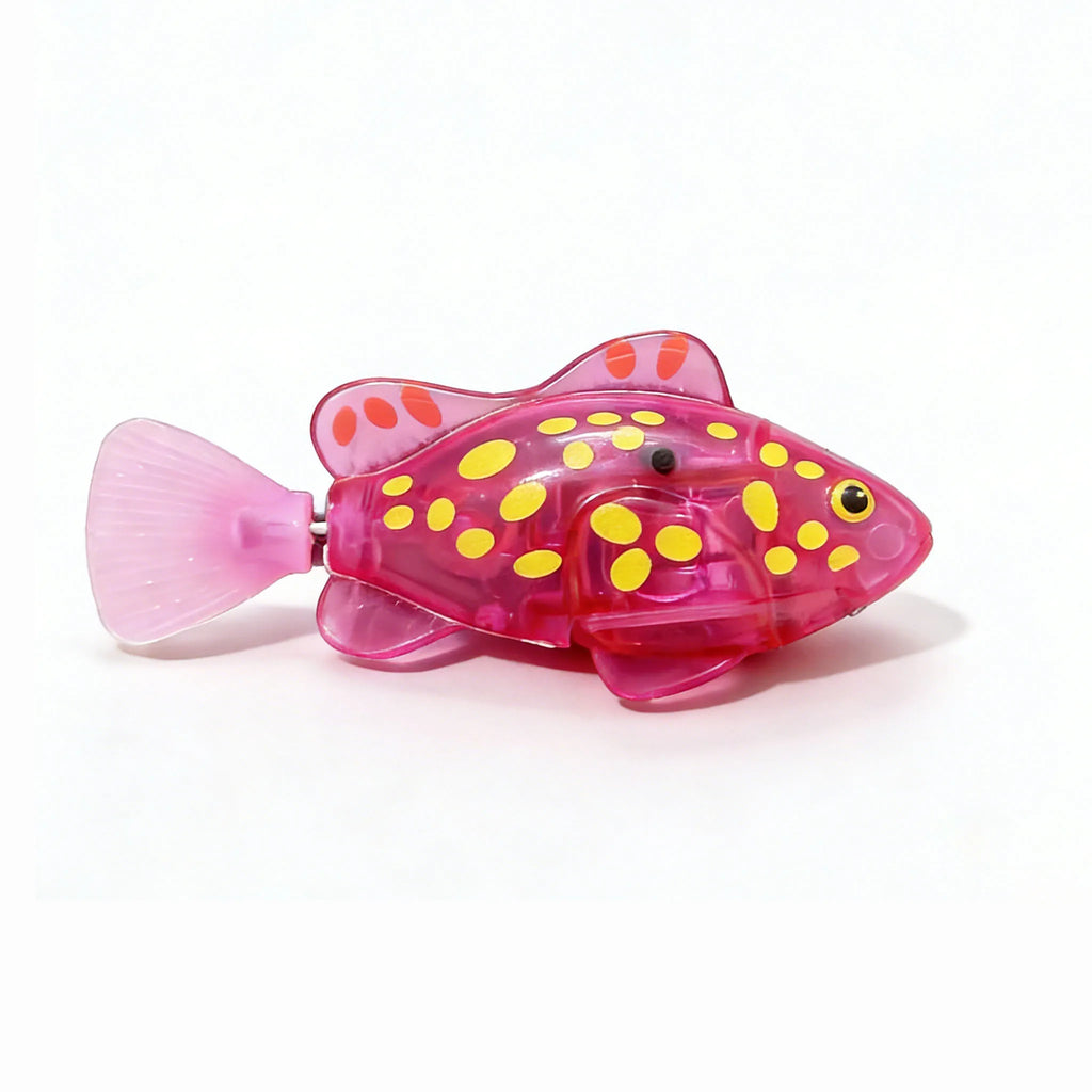 Pet Cat Toy LED Interactive Swimming Robot Fish Toy, Glowing