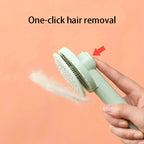 Pet Hair Removal Comb Cat Brush Self Cleaning Slicker Brush for