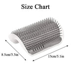 Massage Pet Cat Brush Corner Scrape Hair Removal Beauty Clean