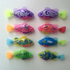 Cat Toy LED Inductive Interactive Swimming Robot Fish Toys Glowing