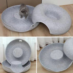 B-Tunnel Donut Cat Bed Interactive Tunnel Pet Felt Indoor Toys