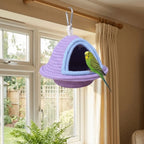 Warm Sleep Bird Cage Nest Handmade Weave Windproof Bird Hanging