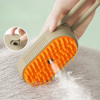 Pet Steam Brush Cat Dog Cleaning Steamy Spray Massage Beauty Comb