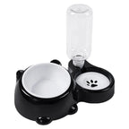 Pet Bowl 2-in-1 Auto Water Feeder, Tilted Elevated Cat Dog Bowl