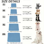Dog Cooling Mat Summer Pet Cold Bed Extra Large for Small Big Dogs