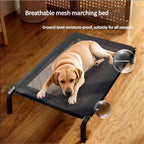 Cooling Elevated Dog Bed with Non-Slip Floor Protectors and