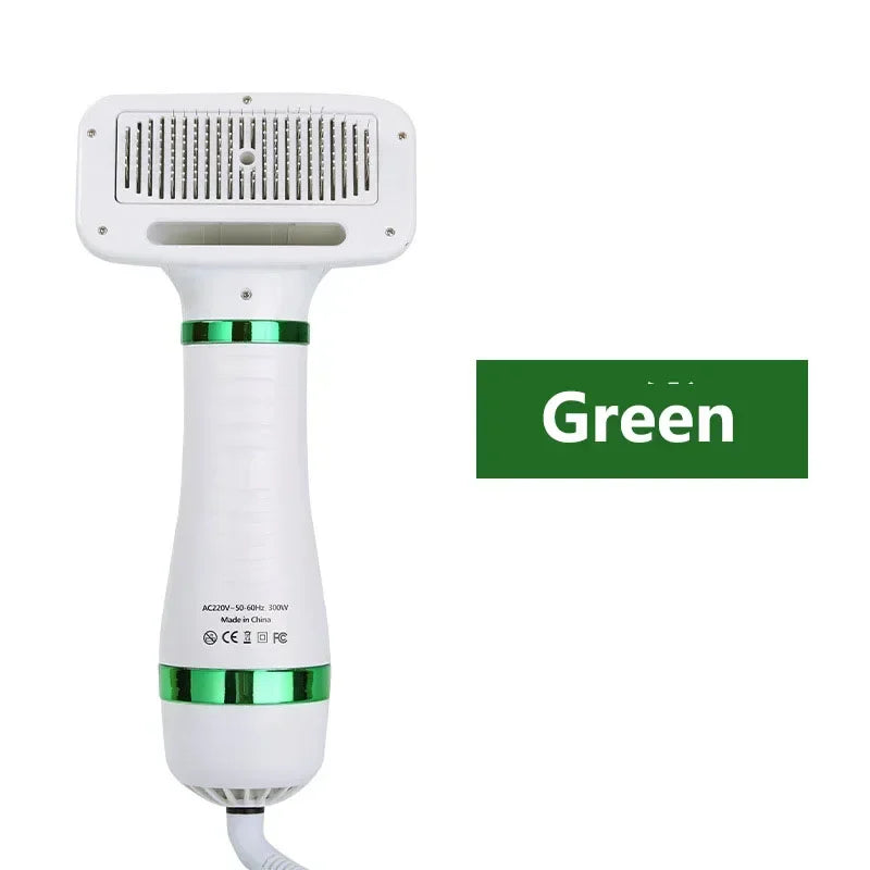 2-in-1 Pet Dog Dryer Quiet Dog Hair Dryers and Comb Brush Grooming