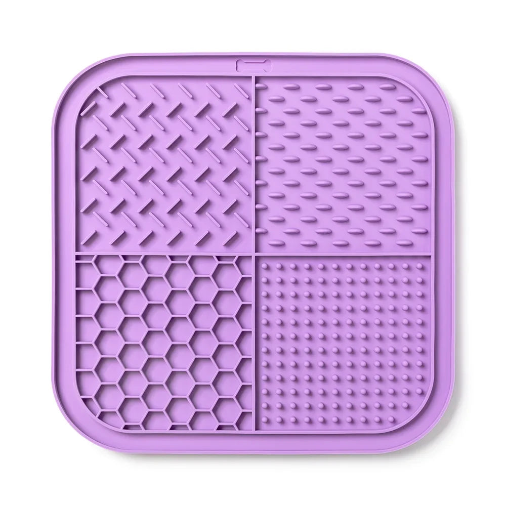 New Pet Silicone Licking Mat Slow Food Maker with Powerful Suction