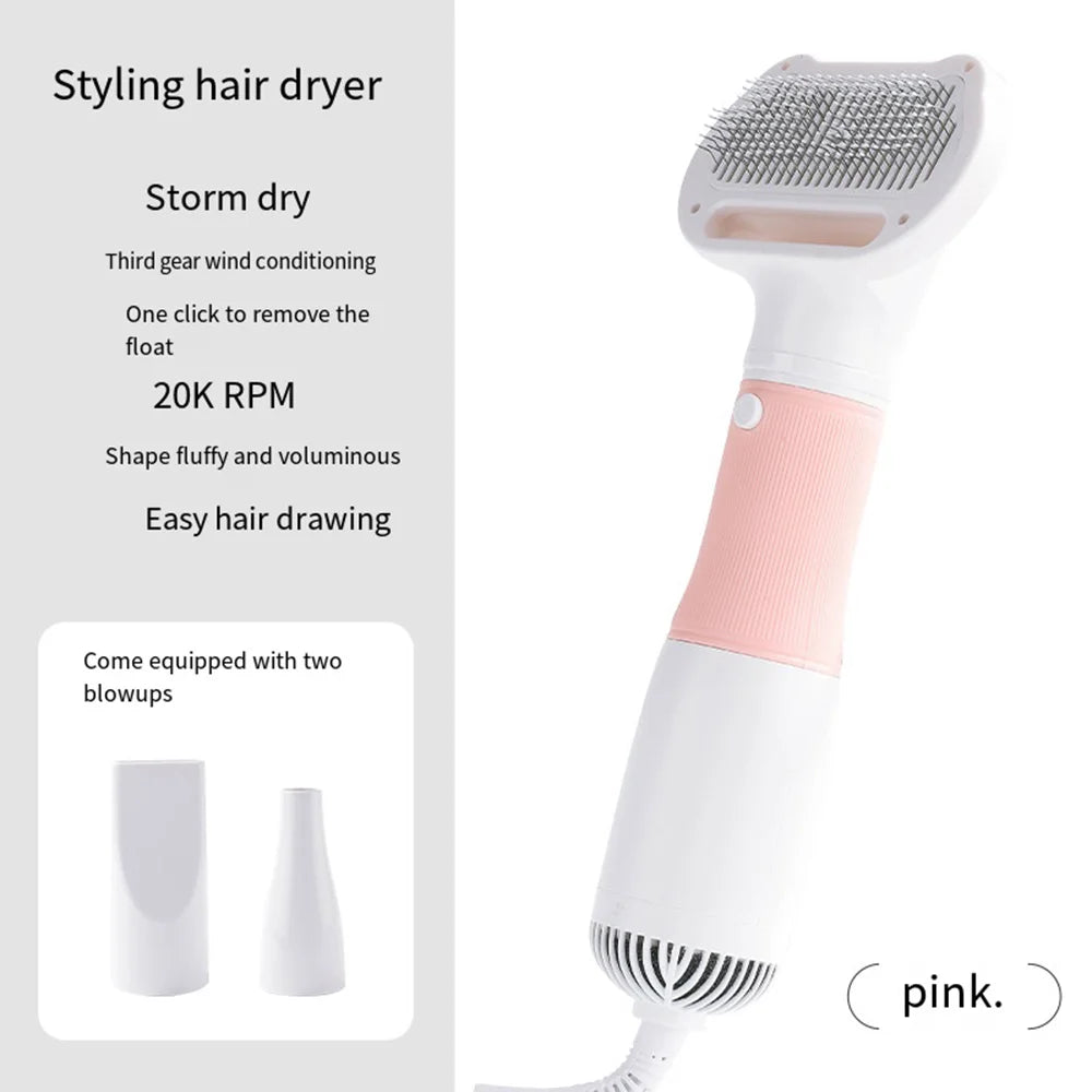 3In1 Pet Dog Dryer Quiet Dog Hair Dryers and Comb Brush Grooming