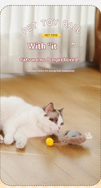 Cat Toys Intelligent Automatic Teasing Ball Silent Irregular