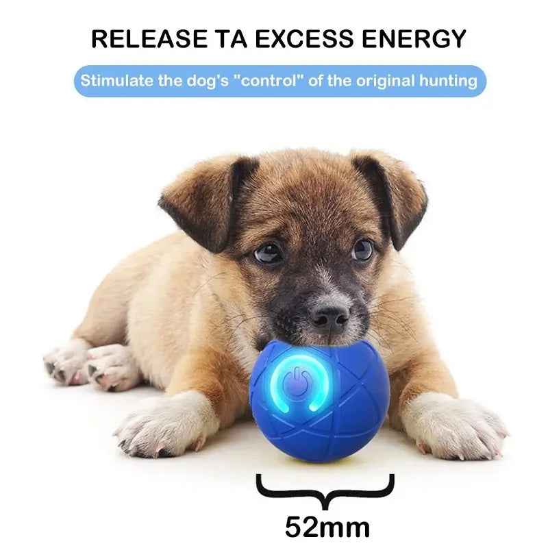 Dog Toy Ball Interactive Rolling Ball Auto Moving Dog Toy Two