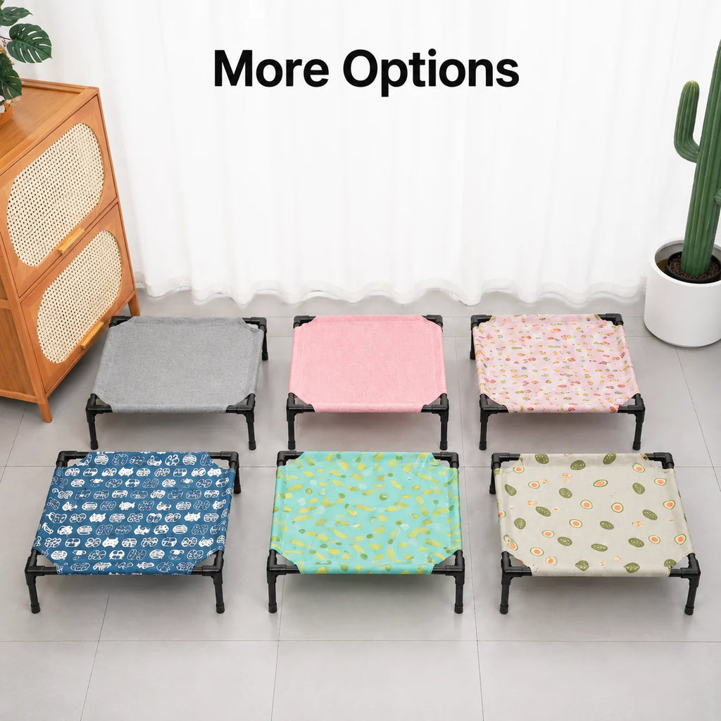 Pet Camping Bed Elevated Bed for Dogs Folding PUppy Camping Bed