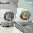 Double Layer Cat Litter Mat Honeycomb Cat Litter Trapping Mat Easy