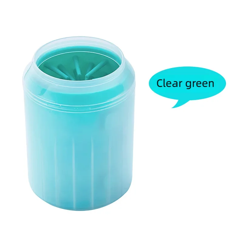 Dog Paw Cleaner Cup Soft Silicone Combs Portable Outdoor Pet Foot