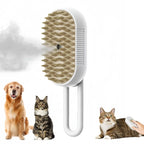 3 in 1 Pet Electric Steam Brush Cat and Dog Cleaning Spray Massage