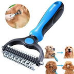 Pet Deshedding Brush Cat Comb Self Cleaning Hair Remover Grooming