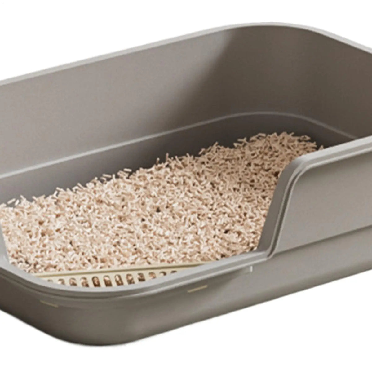 Semi Enclosed Cat Litter Box Anti Splashing Cat Toilet Sand Box