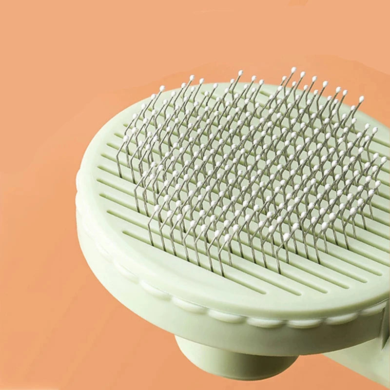 Pet Hair Removal Comb Cat Brush Self Cleaning Slicker Brush for