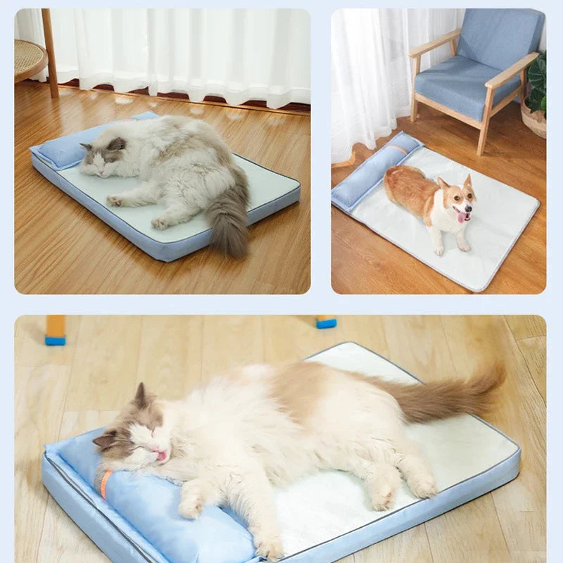 Summer Cooling Dog Bed for Large Medium Dog PUppy Orthopedic
