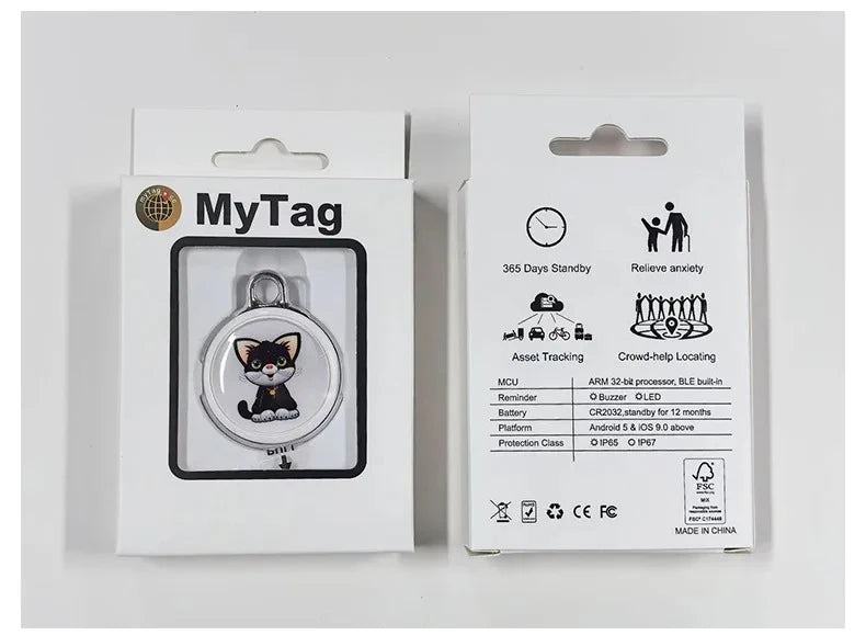 Pet Anti-Lost GPS Tracker Real-Time Tracking Bluetooth Compatible