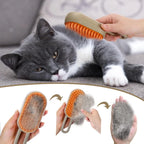 3 in 1 Steam Cat Brush Pet Hair Remover Vaporizer Grooming Comb