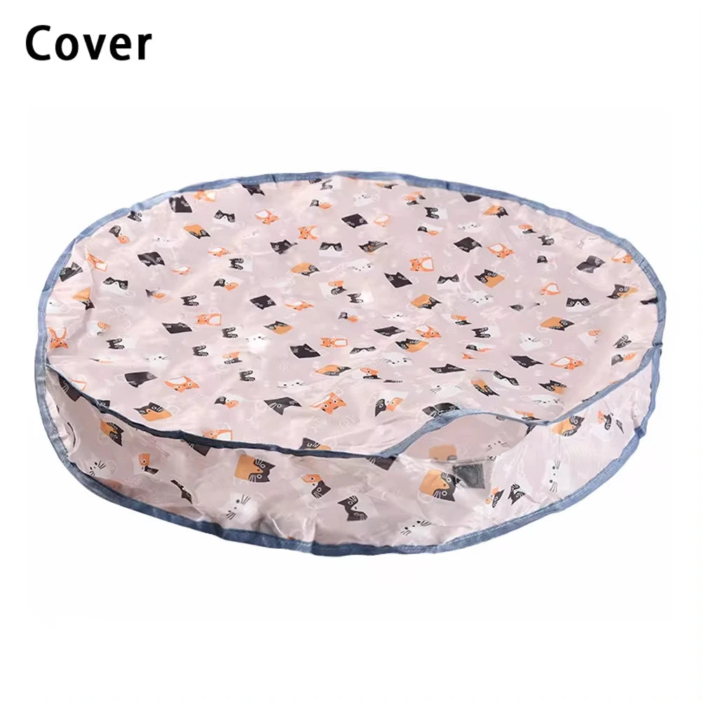 Smart Interactive Cat Toys Ball Fast Rolling in Pouch Hide and