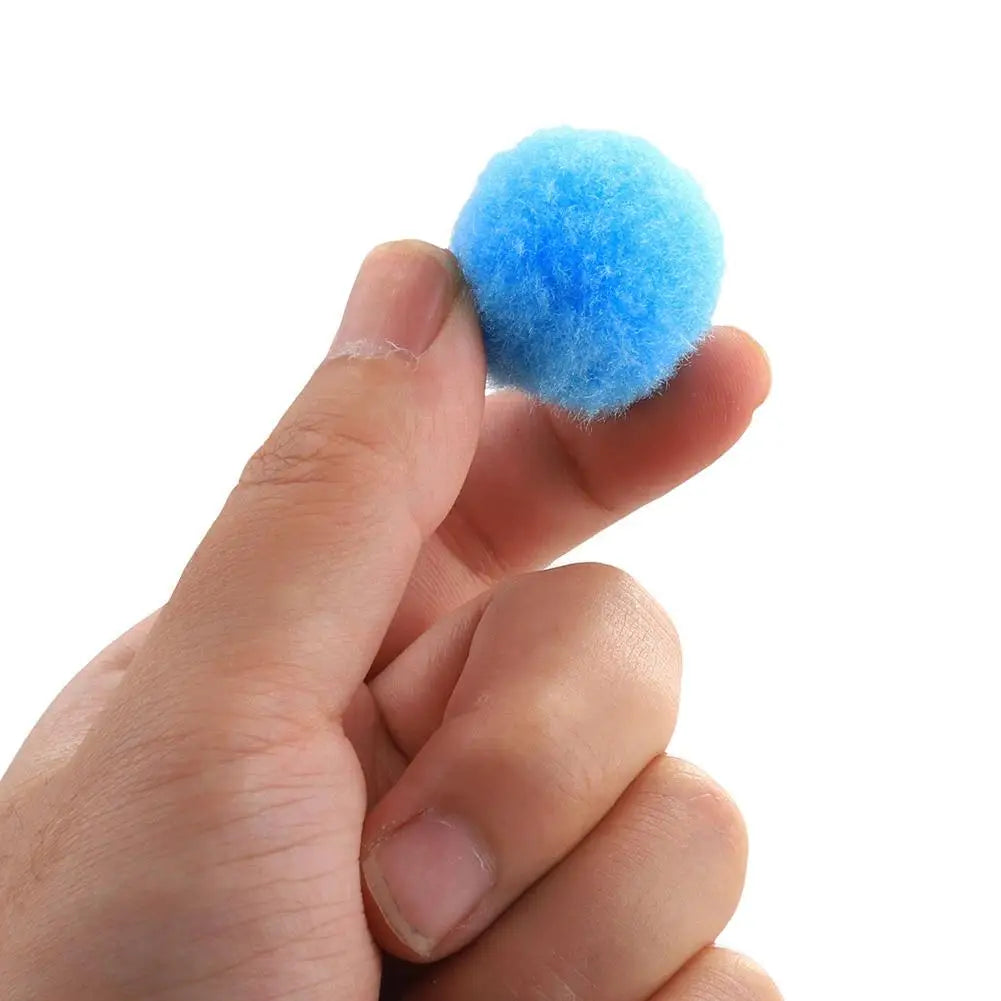 Cat Plush Ball Shooting Mini Pompoms Launcher Games