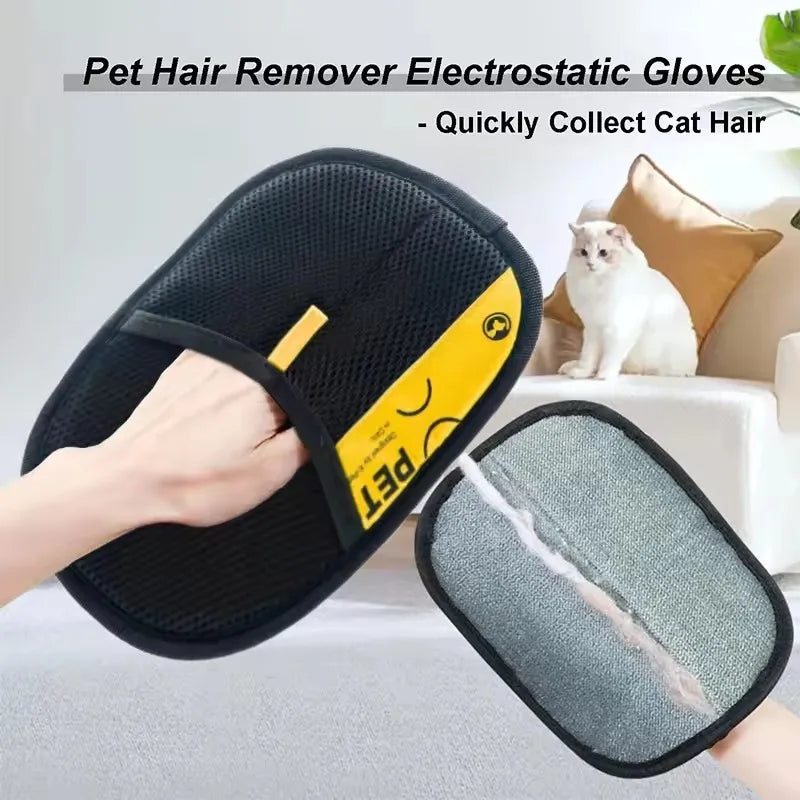 2-in-1 Pet Hair Remover Gloves