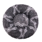 Round Pet Bed for Large Dog Bed Donut Long Plush Cat Bed for
