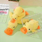Little Yellow Duck Dog Toy Plush Companion Sleep, Bite Resistant