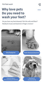 Pet Foot Washing Machine Electric Pet Paw Cleaner Automatic Dog