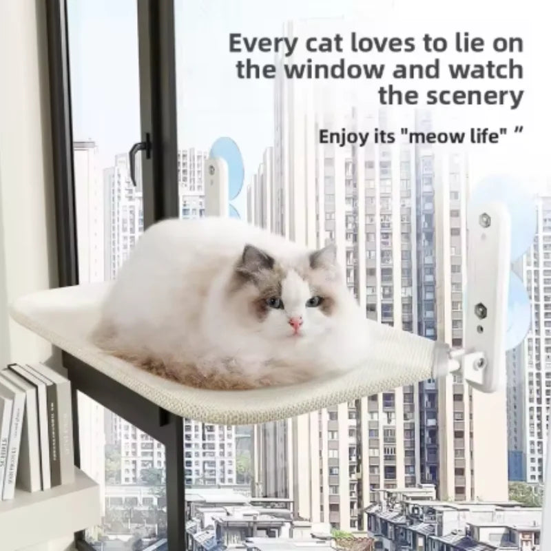 20Kg Capacity Cat Hammock with Rock Climbing Frame Comfortable