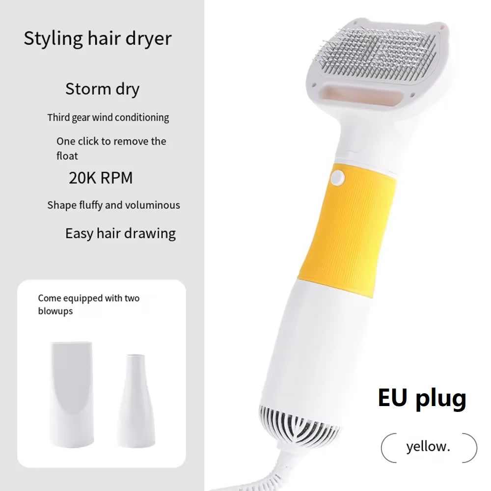 3In1 Pet Dog Dryer Quiet Dog Hair Dryers and Comb Brush Grooming
