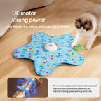 Cat Hunting Hood Toy Automatic Turntable Cat Teasing Stick Pet
