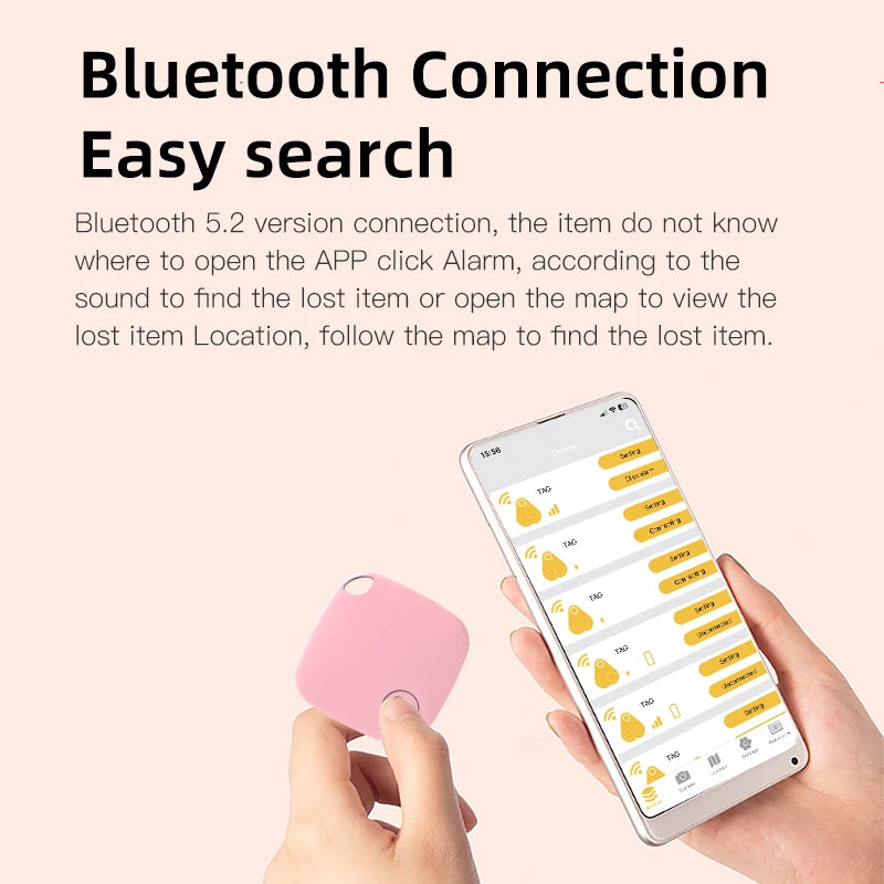 Wireless Bluetooth Anti-Lost Tracker Tag GPS Locator for Car Keys
