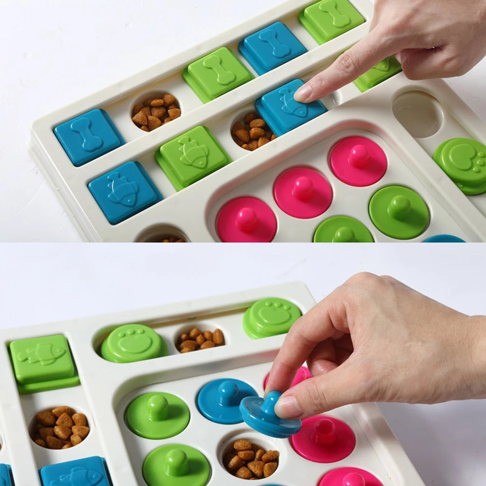 Dog PUzzle Toys Slow Feeder Interactive PUppy Increase Iq Training