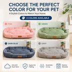 Dog Bed Orthopedic Plush Calming Sofa Pet Bed Donut Nest Soft
