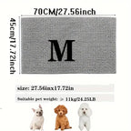 Dog Door Mat for Muddy Paws, ABSorbs Moisture and Dirt, ABSorbent