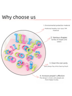 Bone Shape Soft Rubber Pet Chew Toy Bite Resistant Teeth Grinding