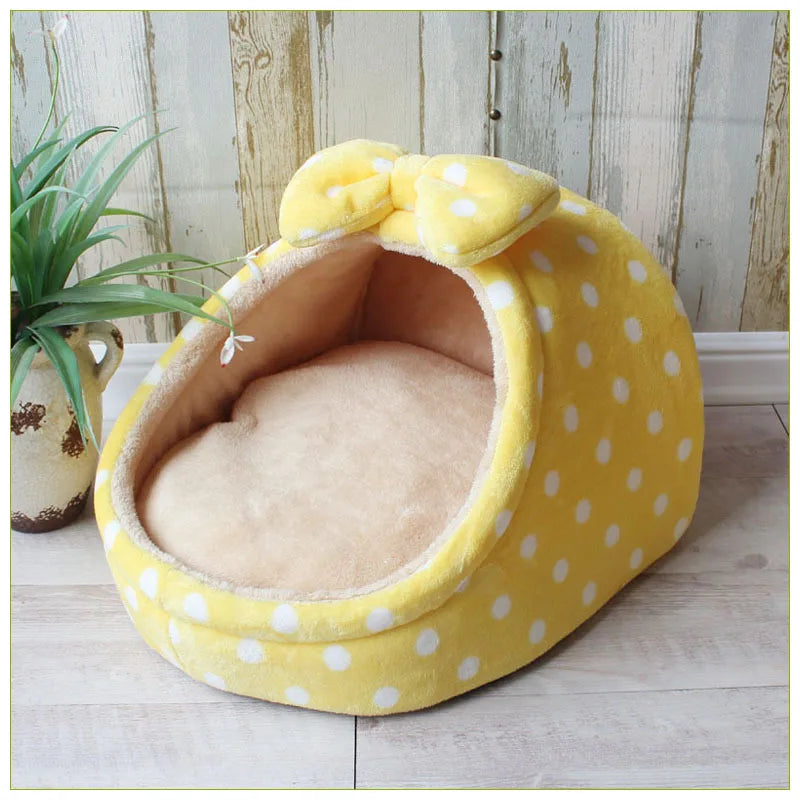 Pet Dog House Warm Dog Bed Kennel Soft Puppy Cushion Cat Nest Dogs