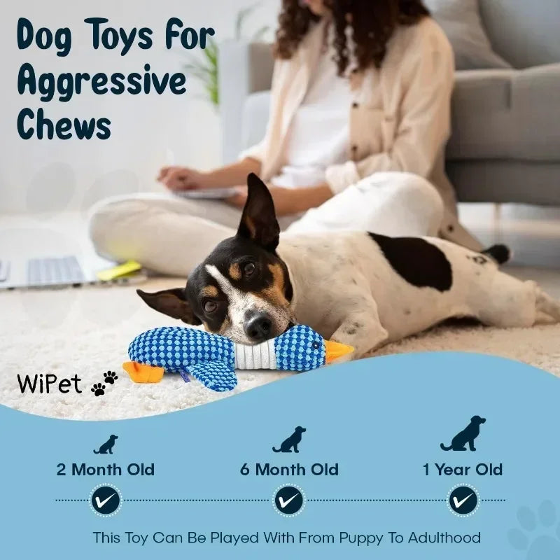 Cloud Goose Plush Dog Toy