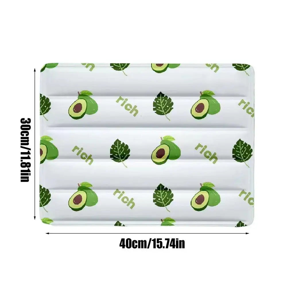 Dog Cooling Mat 30X40Cm Ice Bed Soft Reusable Floor Cushion Summer
