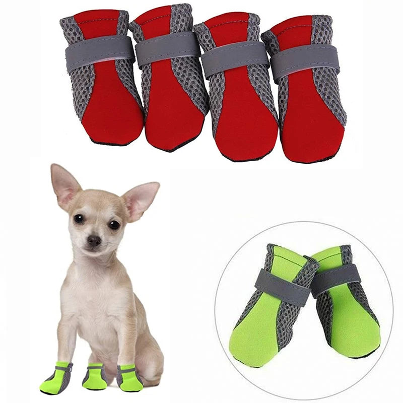 Breathable Waterproof Dog Shoes for Small Medium Dogs